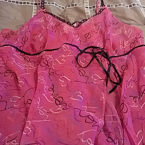 Sleek see threw nighty with love written on it - Picture 2 of 2